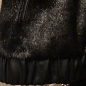 Forever 21: faux fur and leather hooded vest